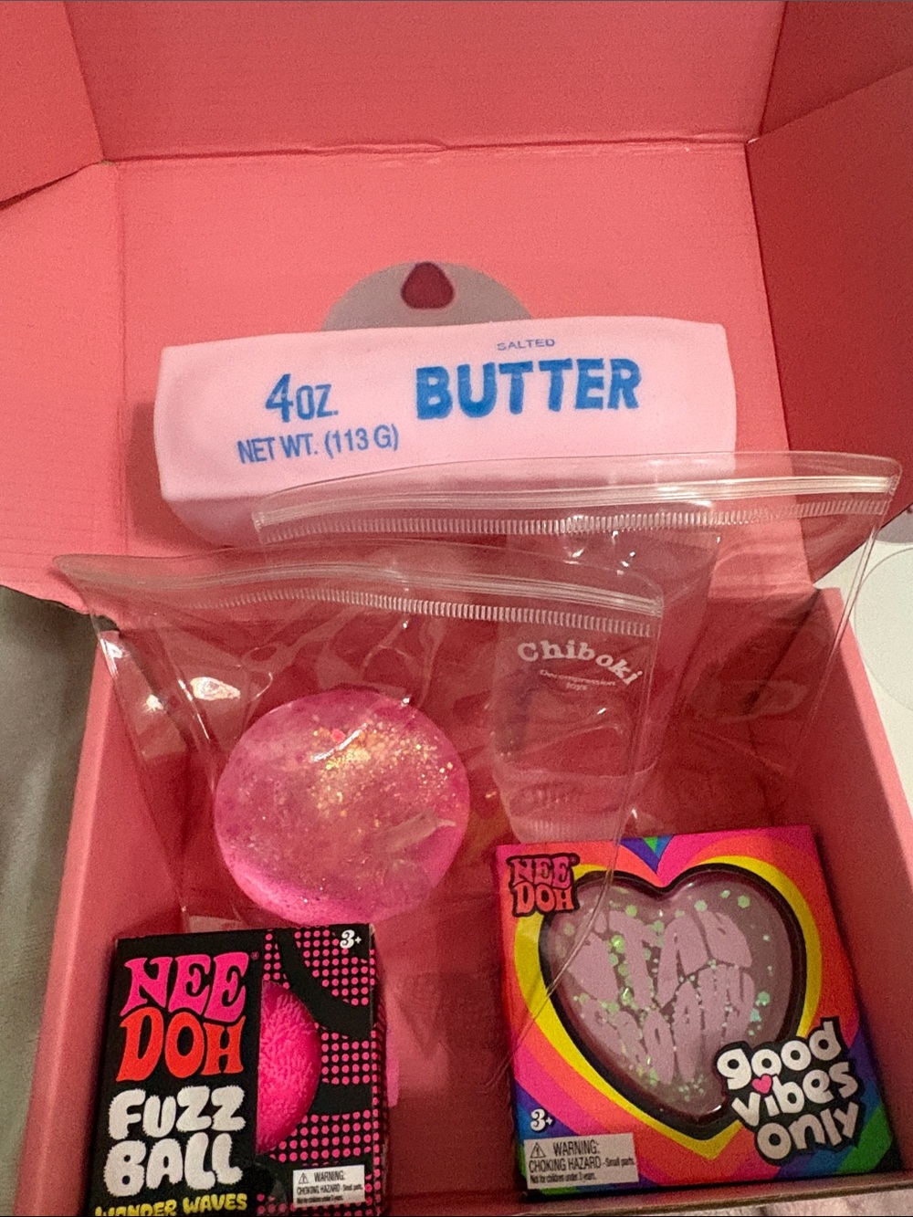 Pink lovers squish bundle. Crunchy butter,Fuzzball Pink, GoodVibesOnly,PinkApple